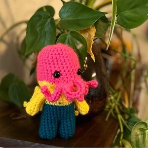 Handmade Crochet Cthulhu amigarumi
